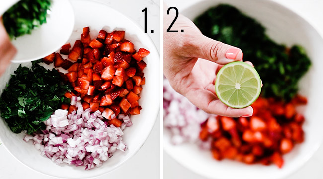 How to make strawberry salsa