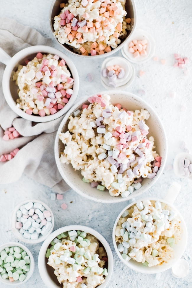 Unicorn Marshmallow Popcorn