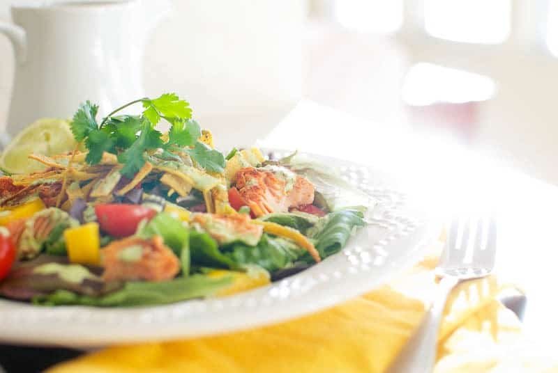 close up of Caribbean Salad 
