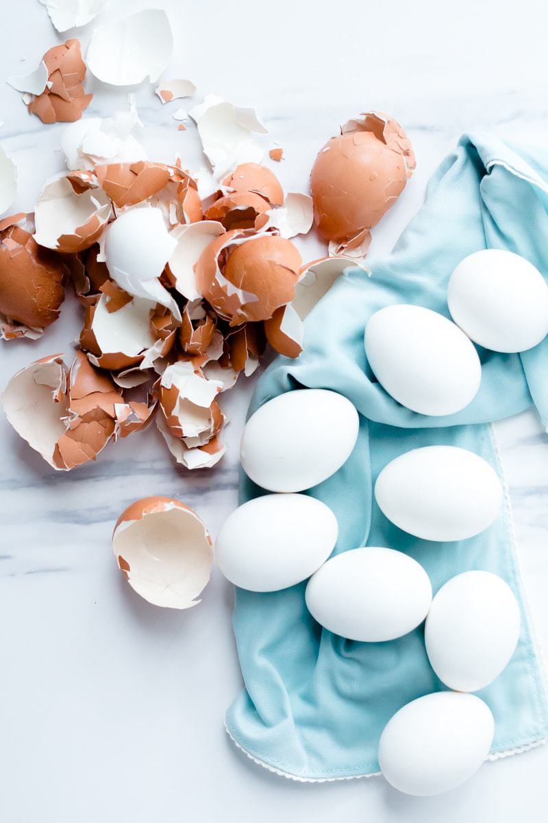 Perfect Peel Instant Pot Hard Boiled Eggs by popular foodie blogger Oh So Delicioso