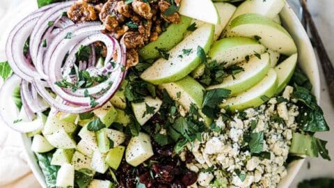 buca di beppo mixed green salad dressing recipe Apple Gorgonzola {Buca Copy-Cat Recipe} caesar salad