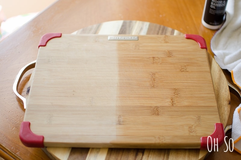 How to oil a Wood Cutting board