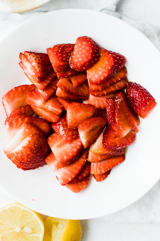 glazed strawberries