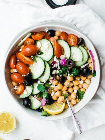 greek chickpea salad