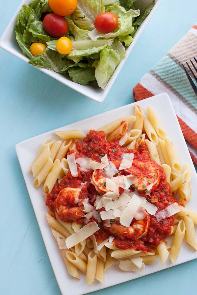 Spicy Marinara Arrabbiata Sauce With Shrimp Oh So Delicioso