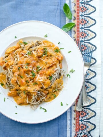 Fresh pasta and sauce recipe