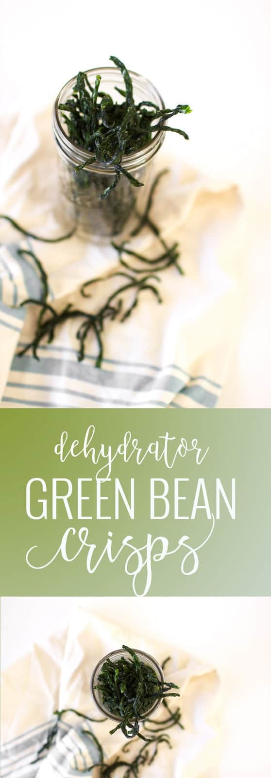 Green Bean Crisps pinterest image