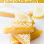 A collage image of Easy Lemon Bars