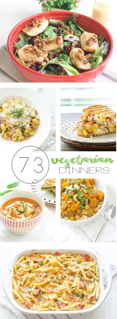 73 Vegetarian Dinners - Oh So Delicioso