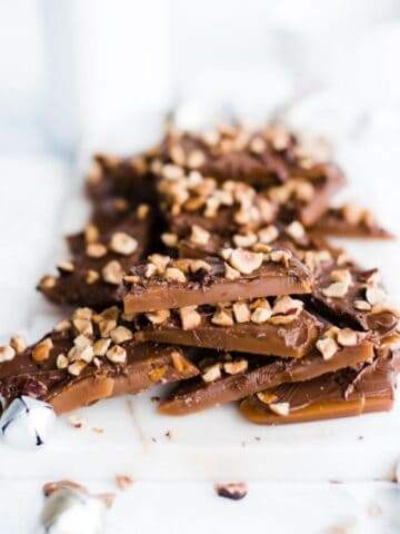 english toffee stacked