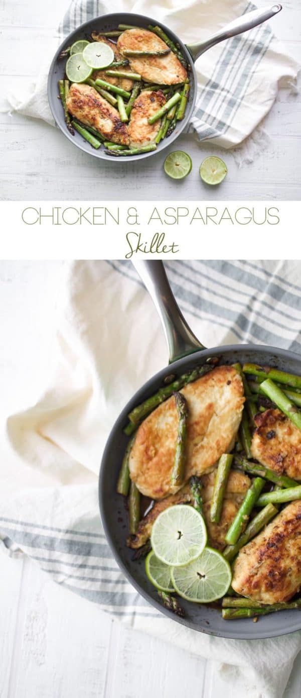 Chicken and Asparagus Skillet Dinner - Oh So Delicioso