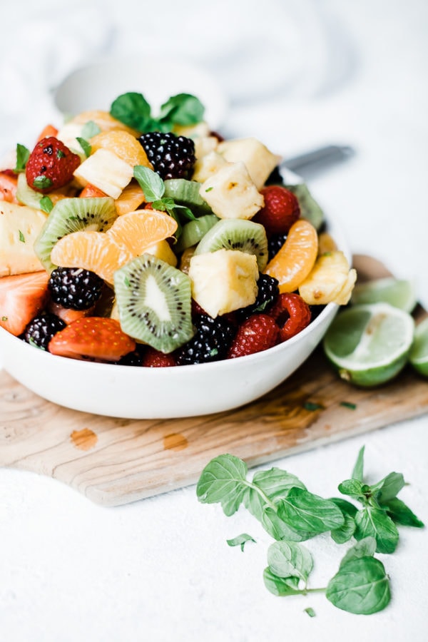 Mojito Fruit Salad | Oh So Delicioso