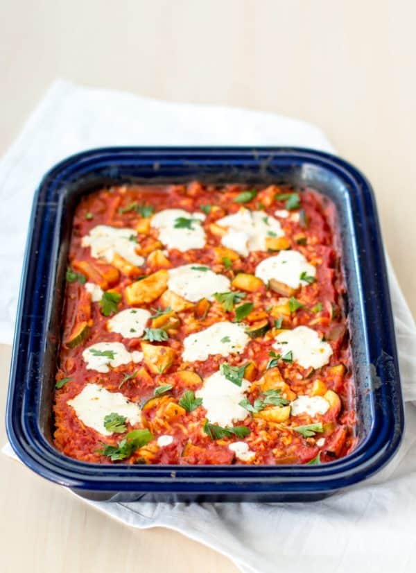 Baked Tomato Risotto - Oh So Delicioso