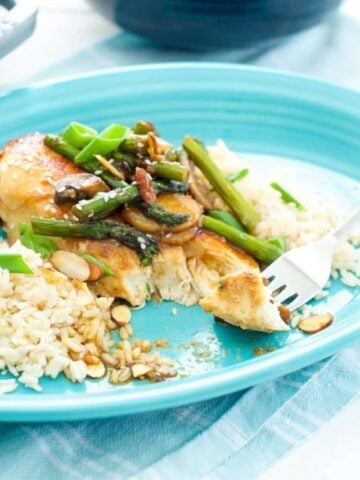 Sticky Ginger Chicken and Veggies