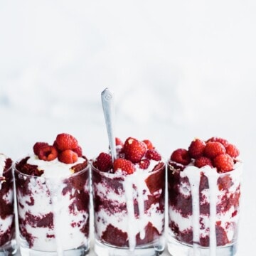 3 cups of layered trifle