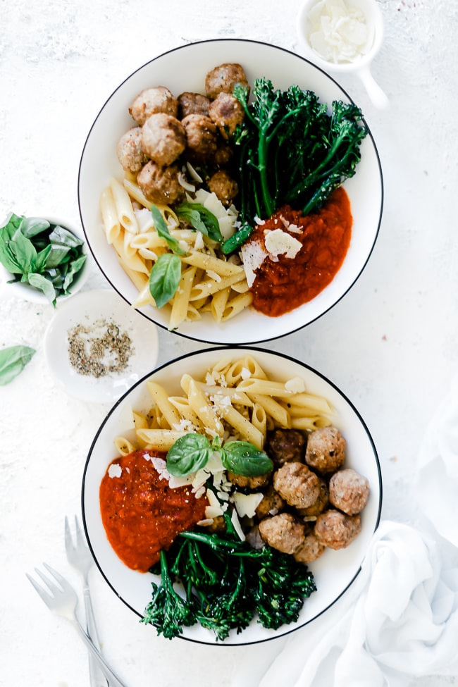 Meatball Italian Bowl - Oh So Delicioso