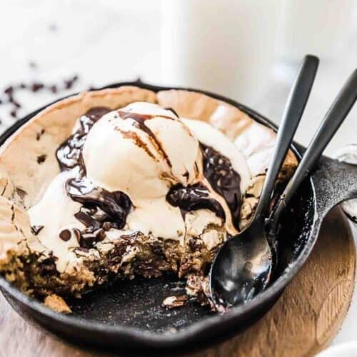 Deep Dish Pizookie Skillet - Sincerely Jean