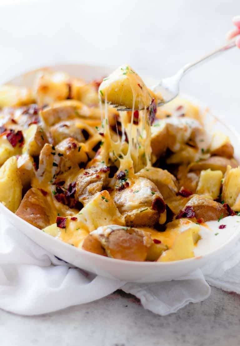 Pressure Cooker Cheesy Potatoes Recipe - Oh So Delicioso