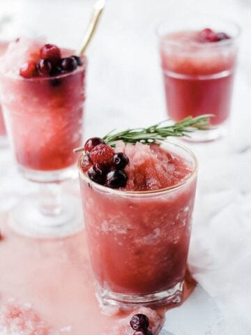 Cranberry Pineapple Slush Punch