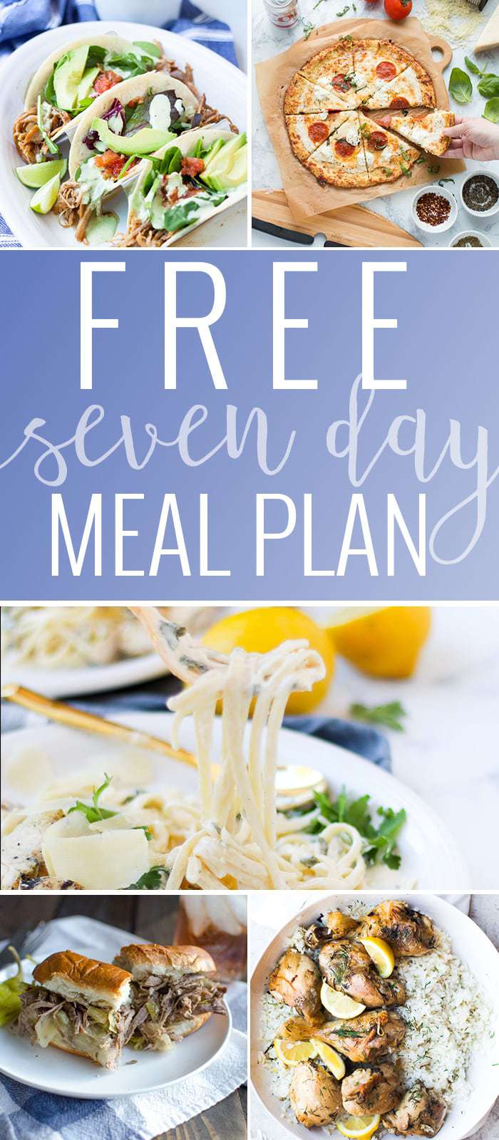 Free 7 Day Meal Plan | meal planning made easy | easy meal plan | free meal plan | simple meal planning tips | how to meal plan | meal plan printable || Oh So Delicioso #mealplan #freemealplann #mealplanning