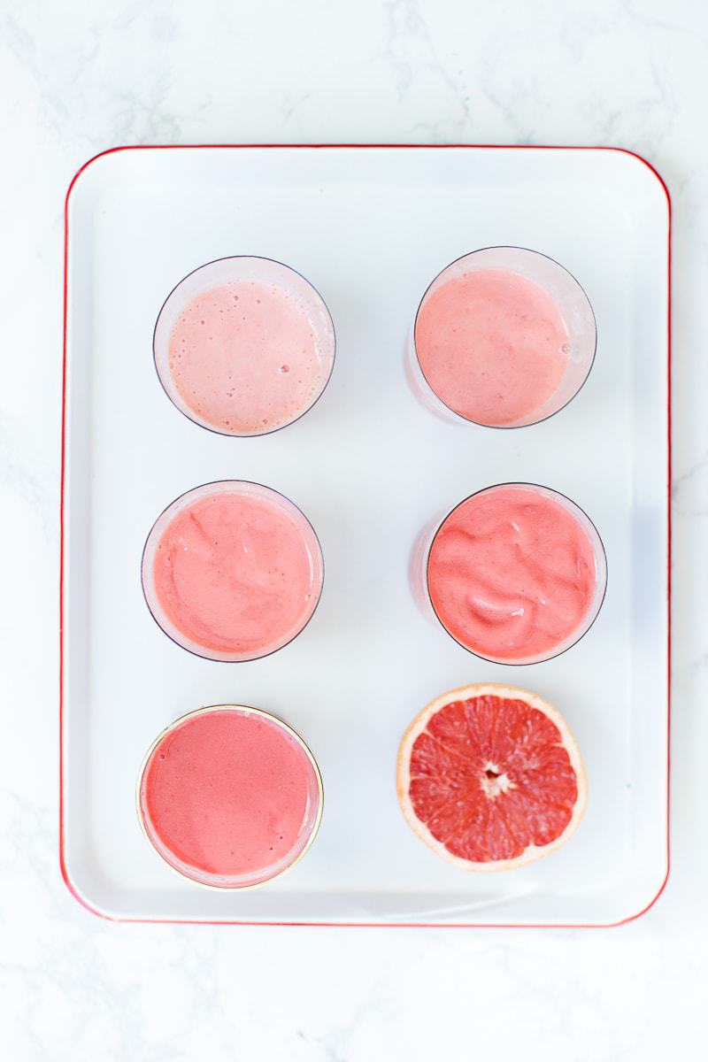 strawberry grapefruit smoothies