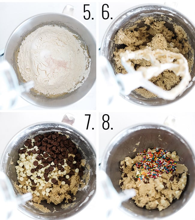 How to make birthday cake cookies.