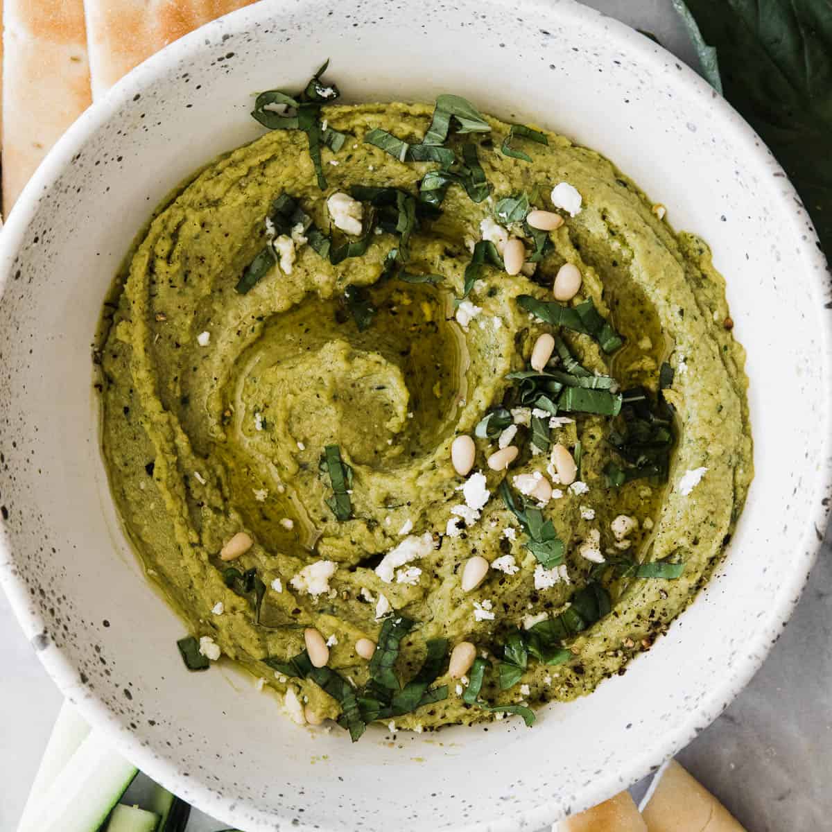 Pesto Hummus