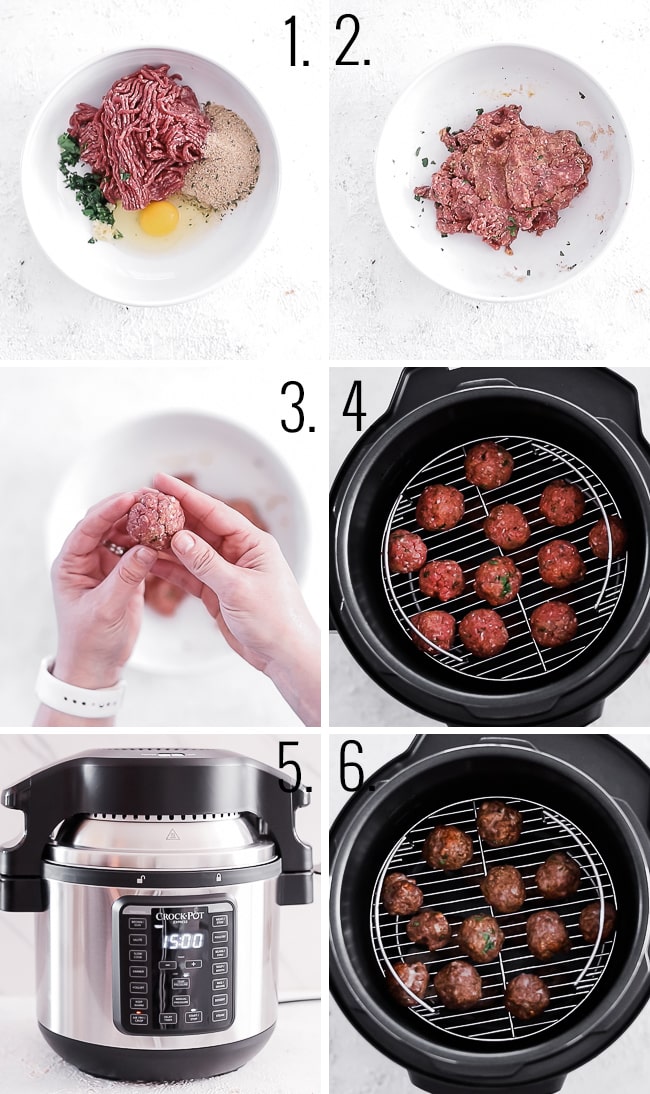 How to make meatballs.