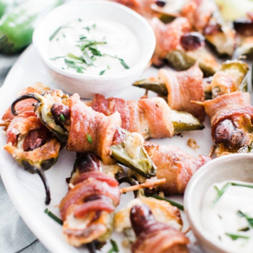 Very BEST Bacon Wrapped Jalapeño Poppers Recipe (gluten-free) - Oh So ...