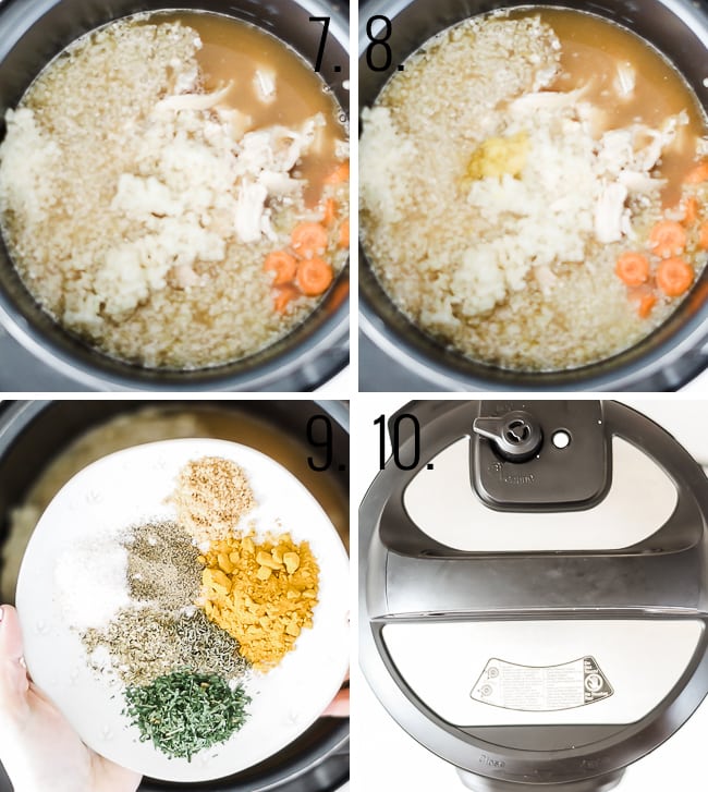 How to make golden chicken stew.
