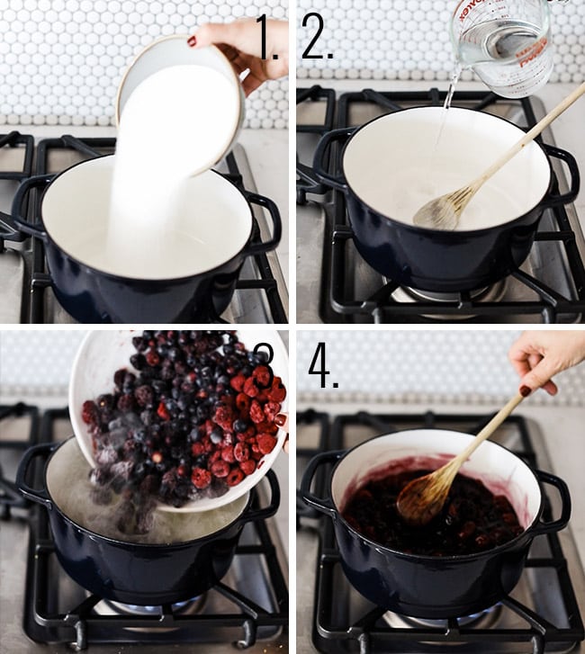 How to make pie filling.