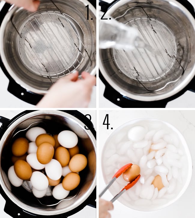How to make pressure cooker hard boiled eggs.