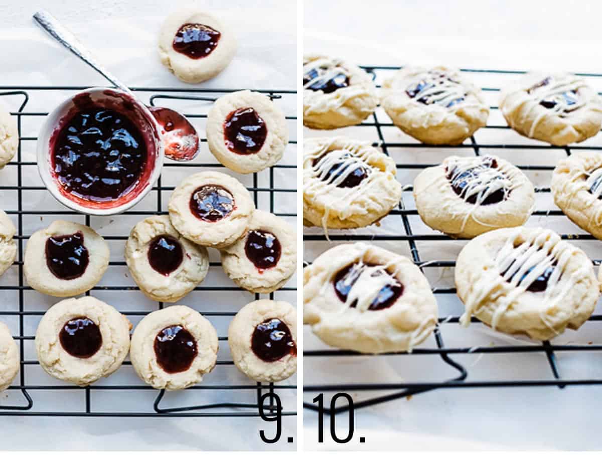How to make thumbprint cookies.