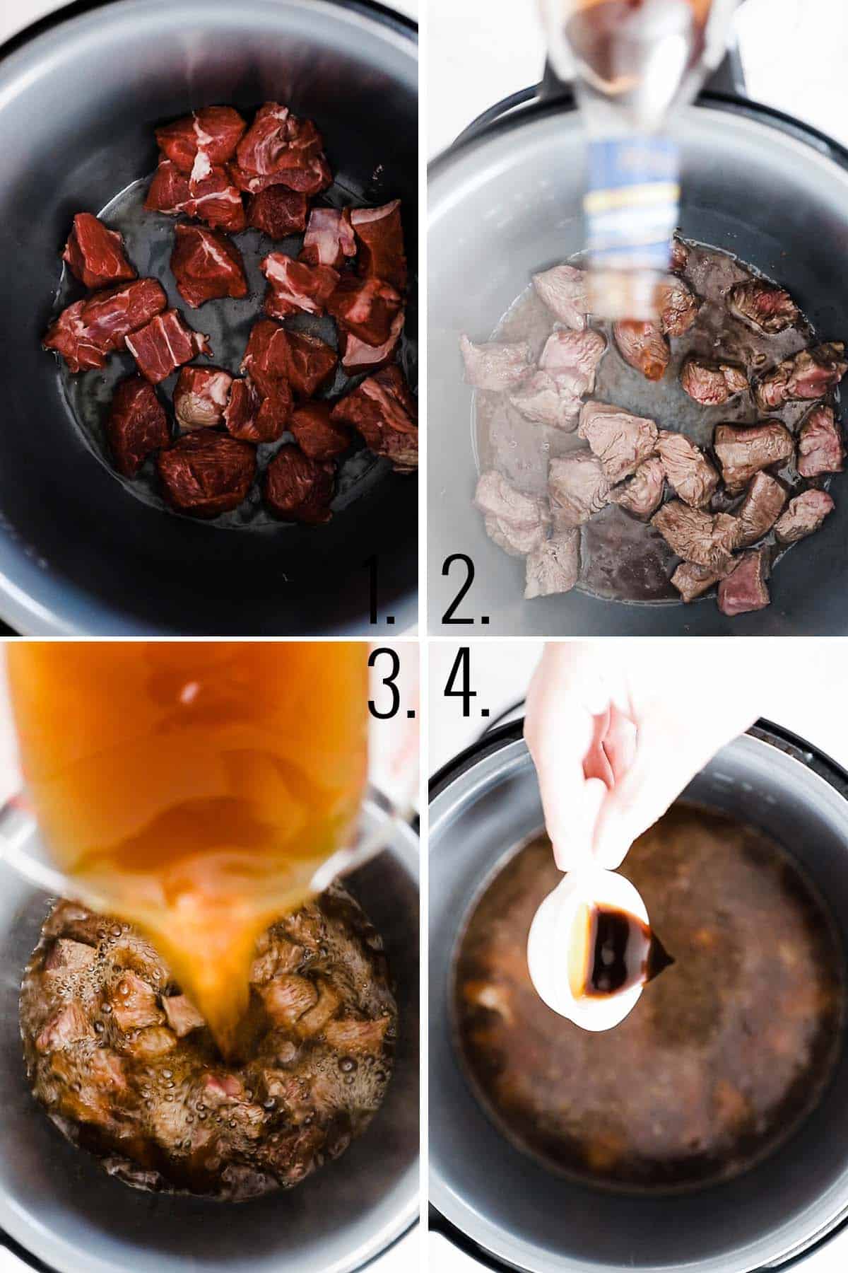 How to make lamb stew.