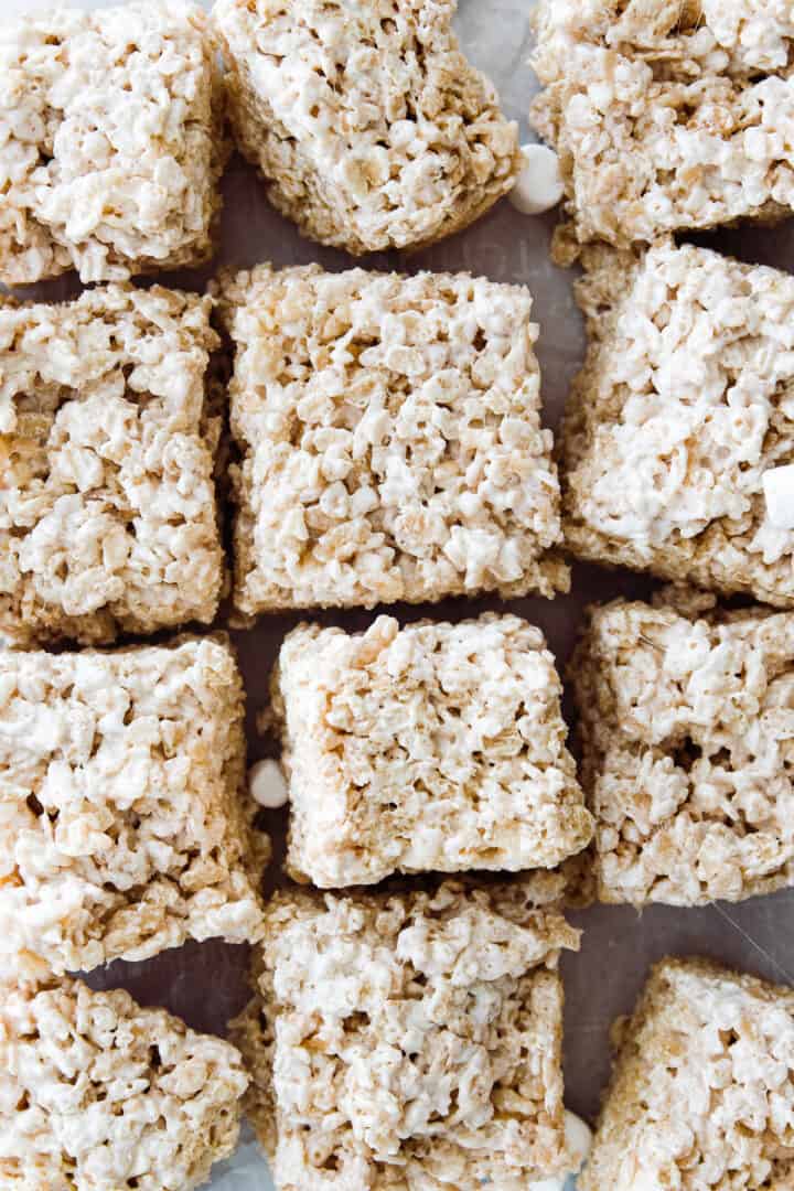 BEST EVER Brown Butter Rice Krispie Treats - Oh So Delicioso