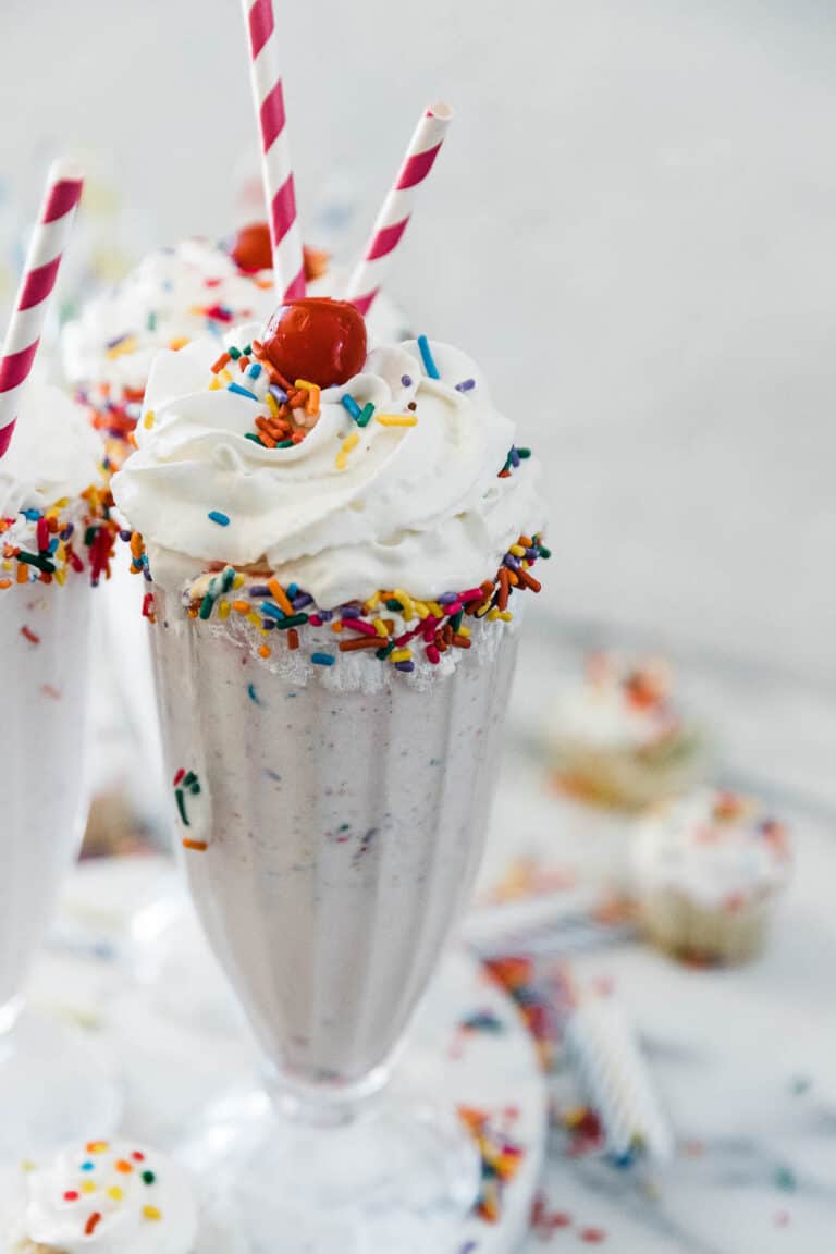 Birthday Cake Shake Oh So Delicioso