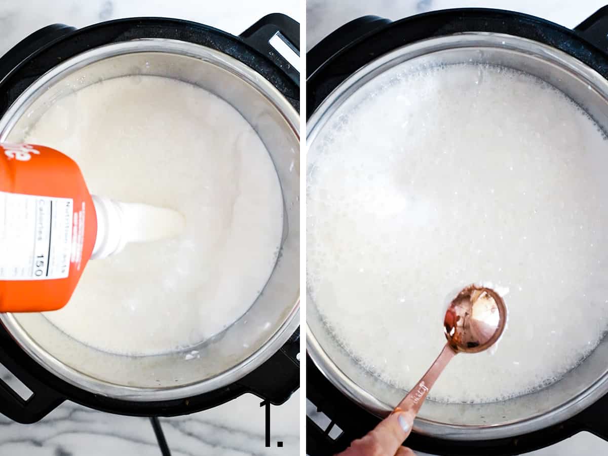 How to make pressure cooker yogurt recipe.
