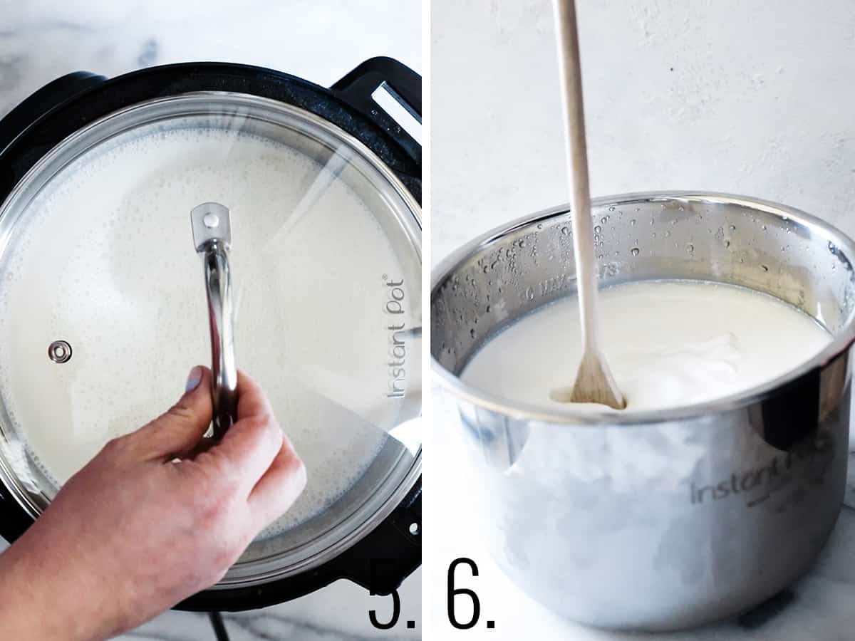 How to make pressure cooker yogurt recipe.