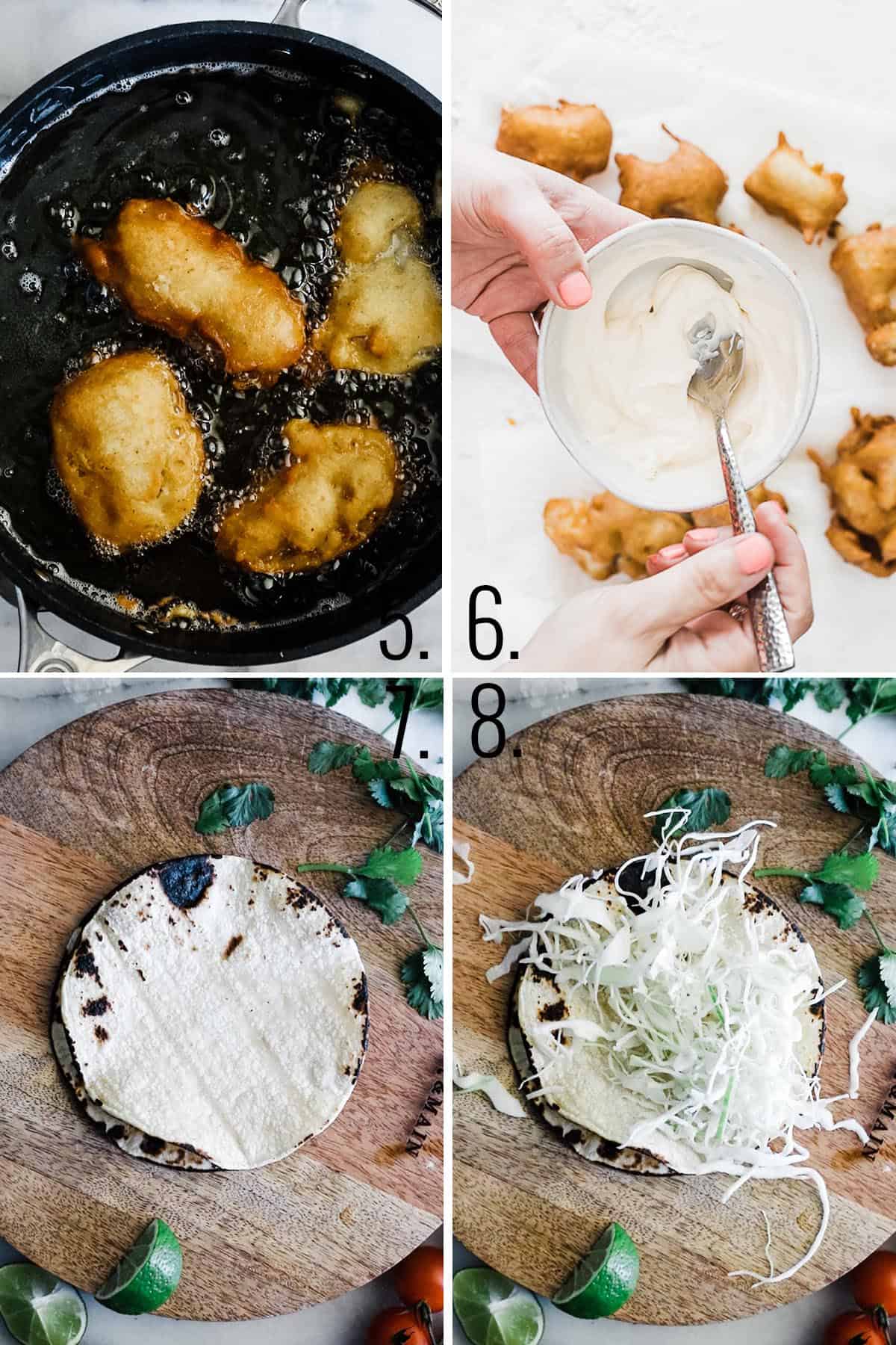 How to fry fish.