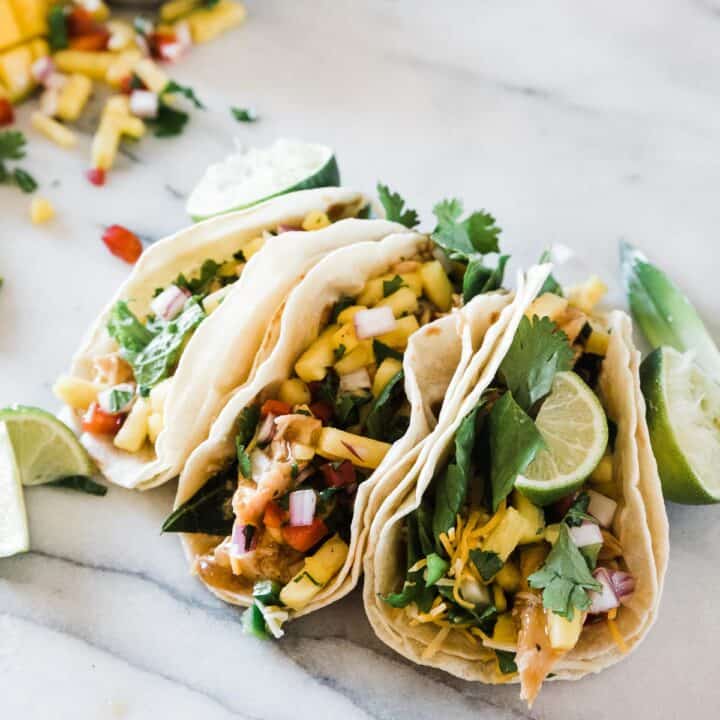 Teriyaki Chicken Tacos - Oh So Delicioso