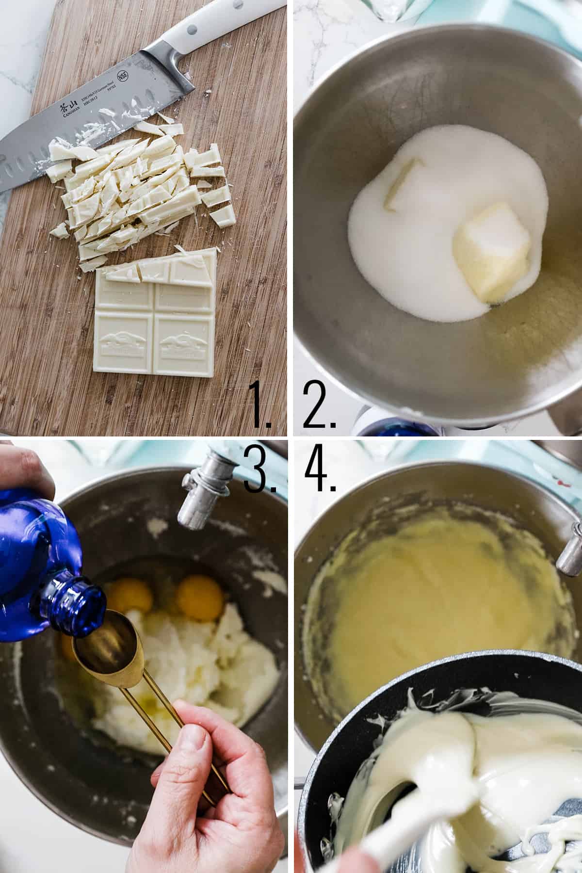 How to make white chocolate raspberry cupcakes.