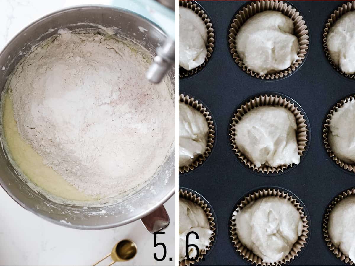 How to prepare cupcake batter.