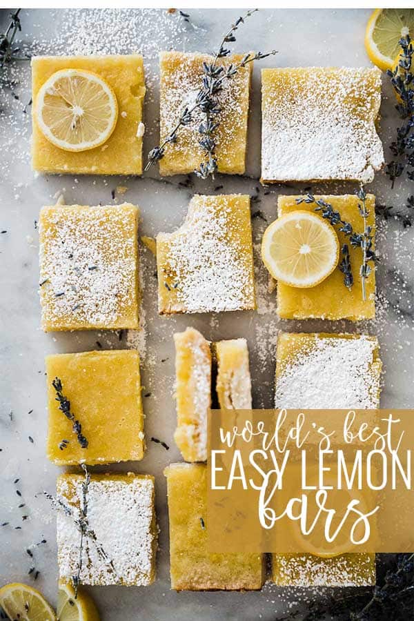 Easy Lemon Bars - Oh So Delicioso