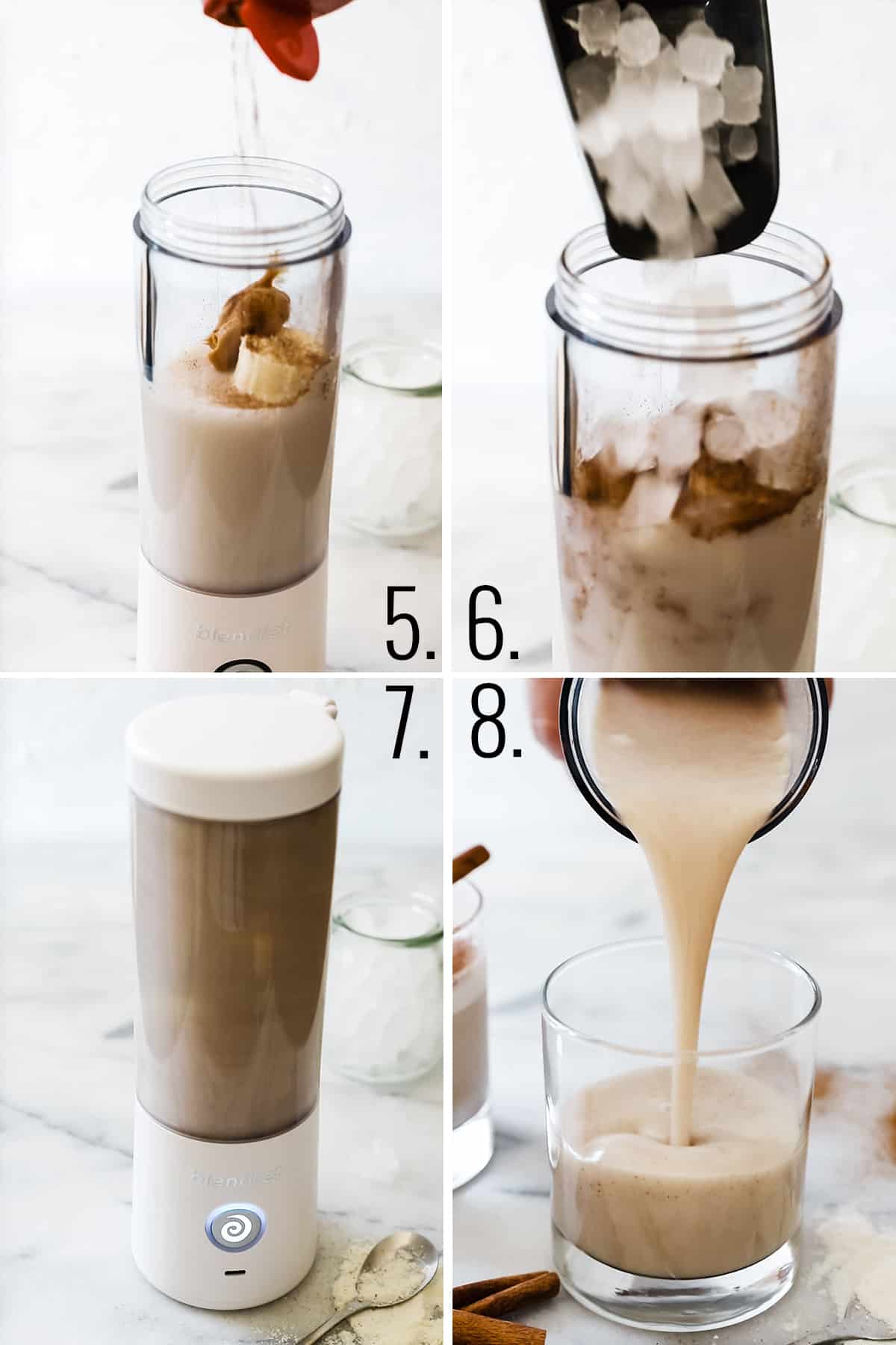How to make snickerdoodle protein shake.