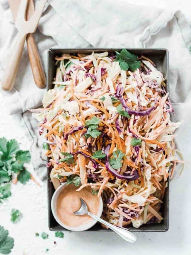 Easy Country Coleslaw with Apple Oh So Delicioso