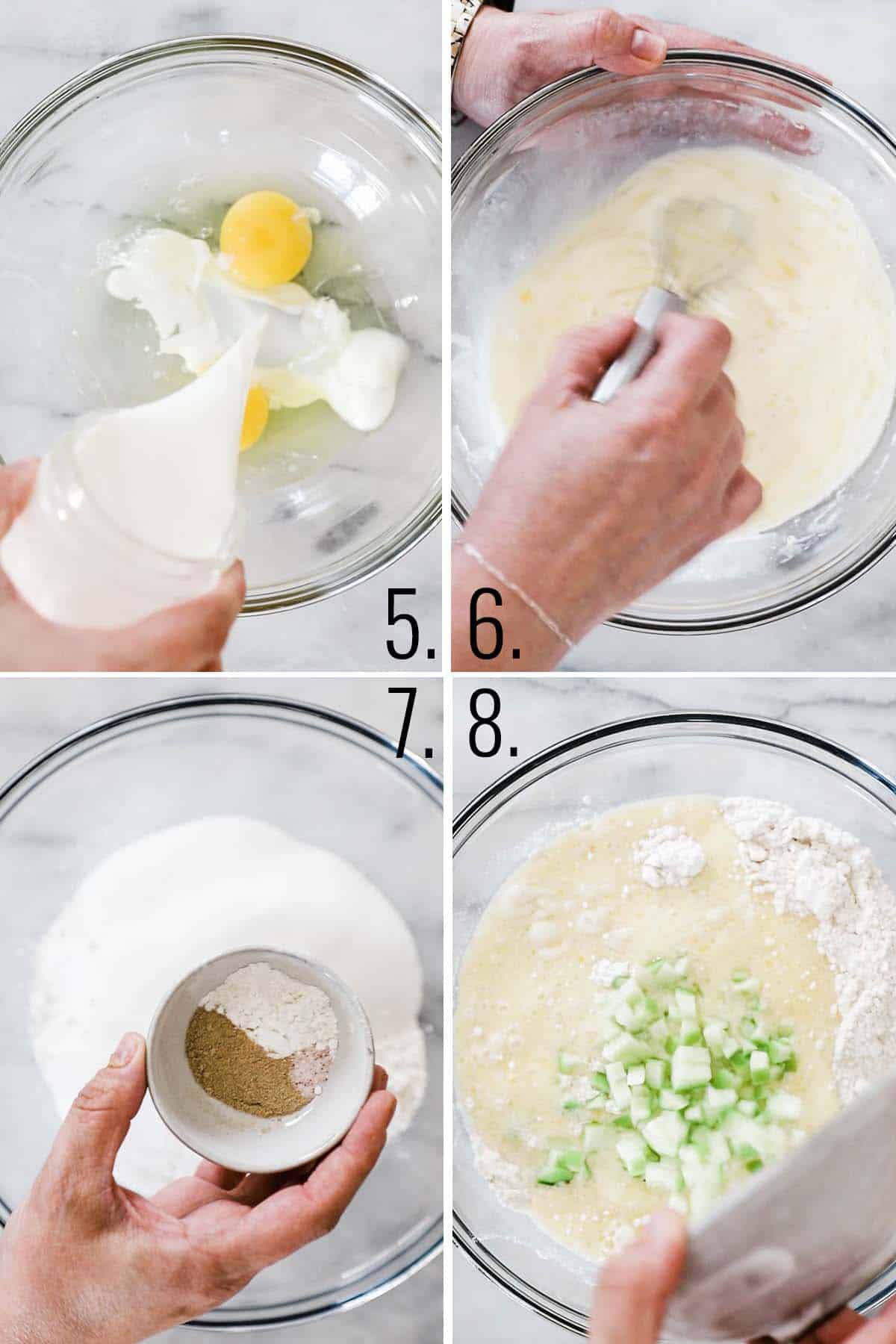 How to make easy Cooke muffin batter.