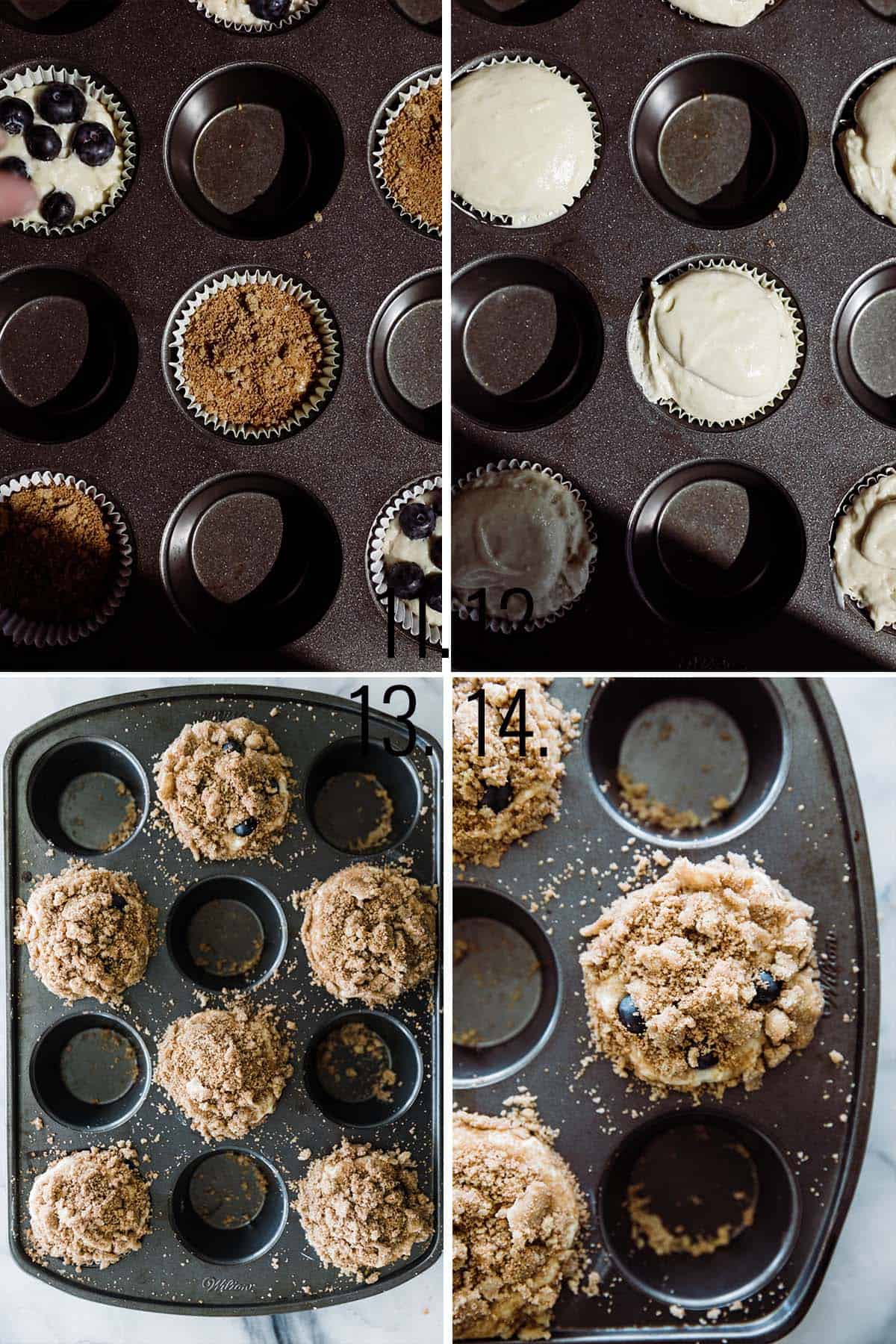 How to make coffee cake muffins.