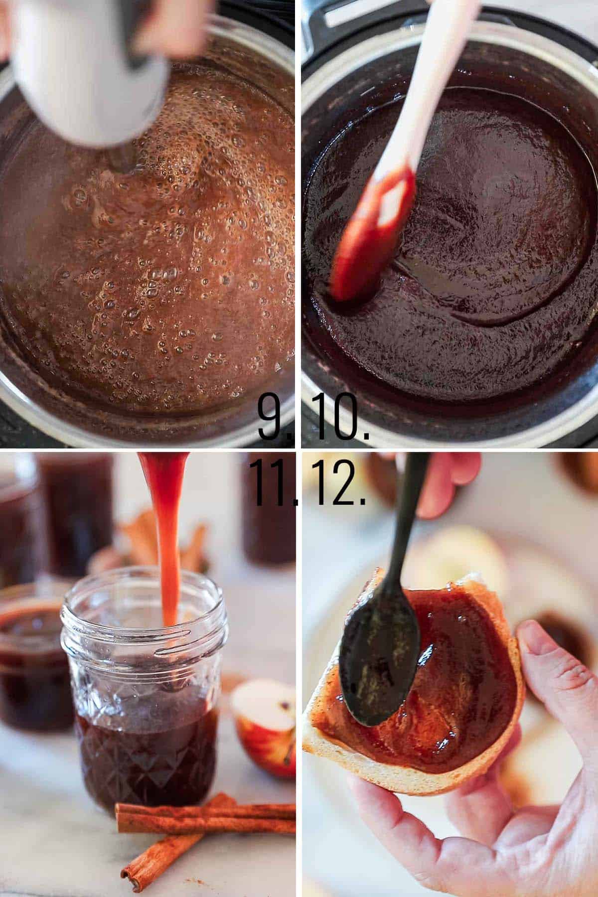 How to puree apple butter.
