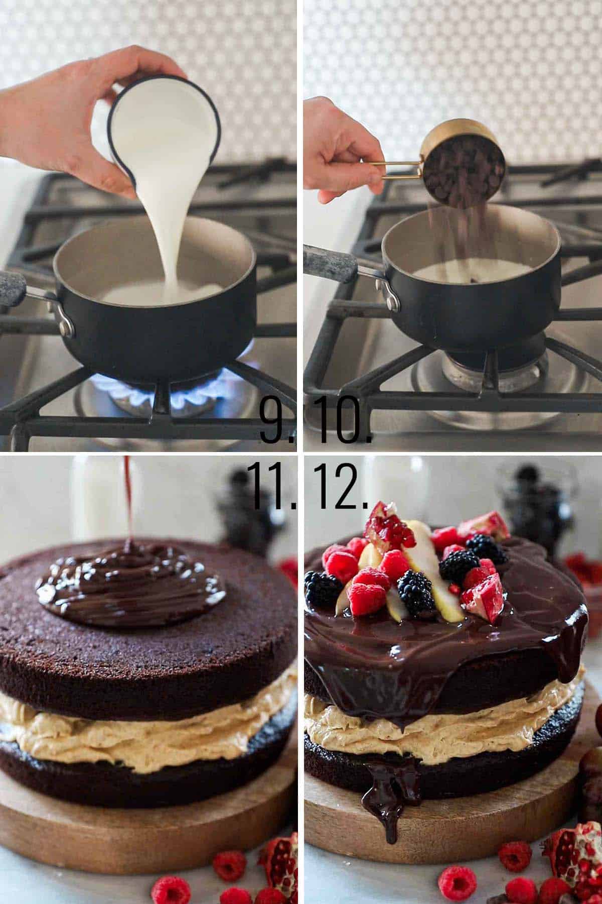 How to make chocolate ganache.