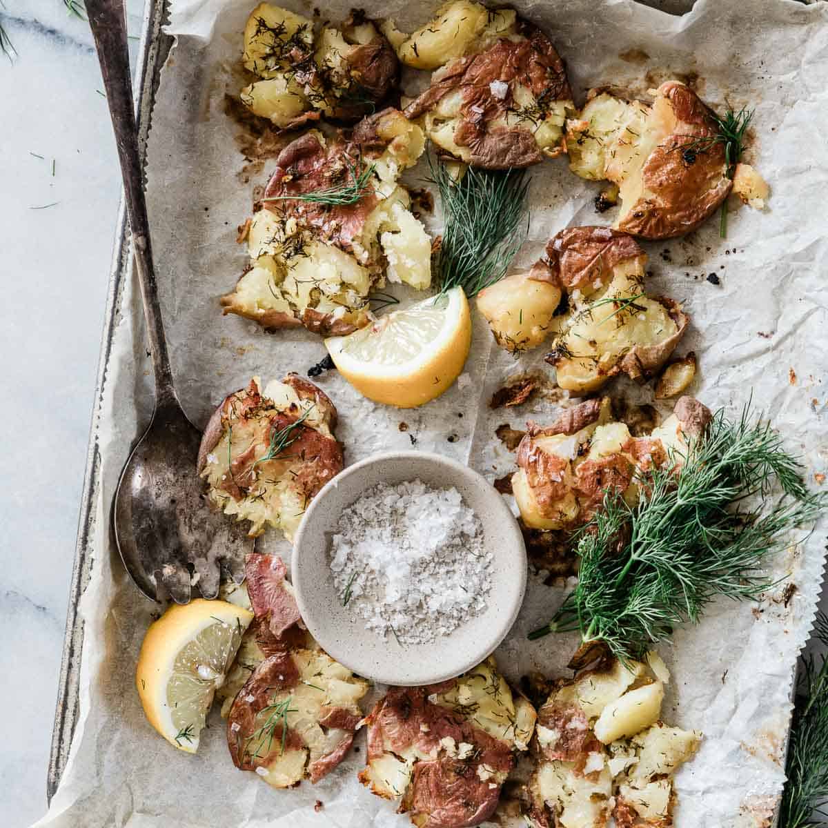 Creamy Garlic Mashed Red Potatoes - Jar Of Lemons